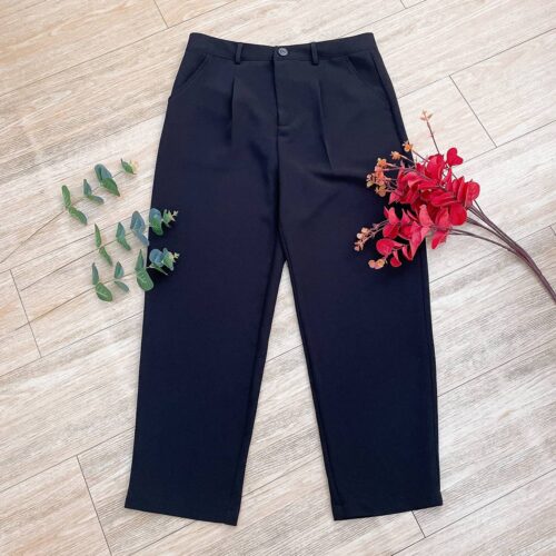 Quần tây đen baggy big size Q28