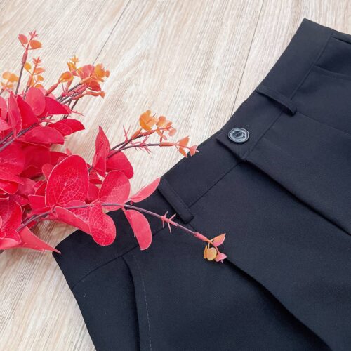 Alternative view of Quần tây đen baggy big size Q28