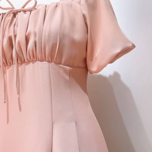 Alternative view of Plus Size Puff-Sleeve Dress D112