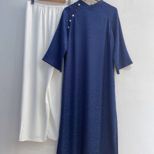 Quần áo dài nữ big size chất lụa QAD01