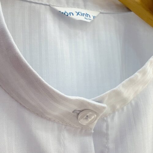 Alternative view of Áo sơ mi cổ trụ nữ hàn quốc big size A87