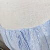 Đầm xanh pastel cổ vuông thắt nơ big size D123 - Ảnh 3